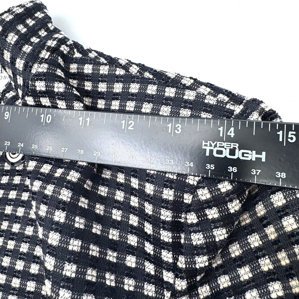 Armani Collezioni Black and White Windowpane Blazer - Picture 8 of 10